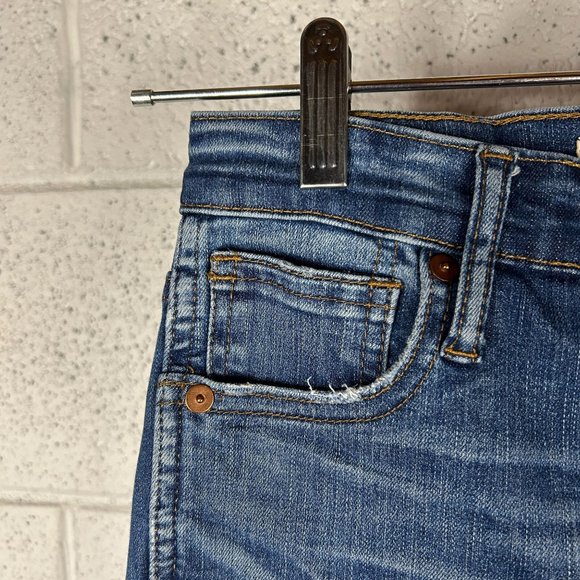 Madewell Womens Size 24 10" High-Rise Skinny Button Fly Drop Hem Edition Jeans - Picture 7 of 12